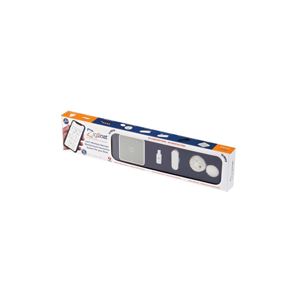 Glomex zigboat kit, gateway, dongle, batteri- og vand sensor thumbnail