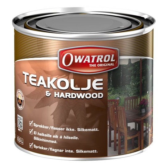Hermadix Toff teakolie - 750ml - Top Tuincentrum