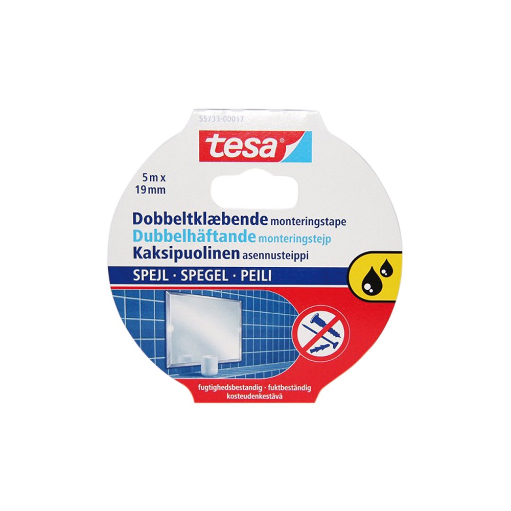 Tesa powerbond monteringstape spejl 5x19mm thumbnail