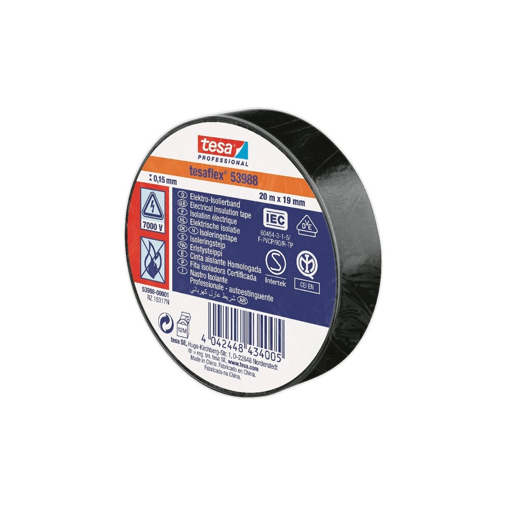 Tesa isoleringstape hvid 20x19mm