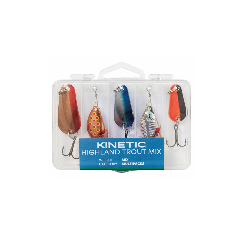 Kinetic highland trout mix 5 stk. thumbnail