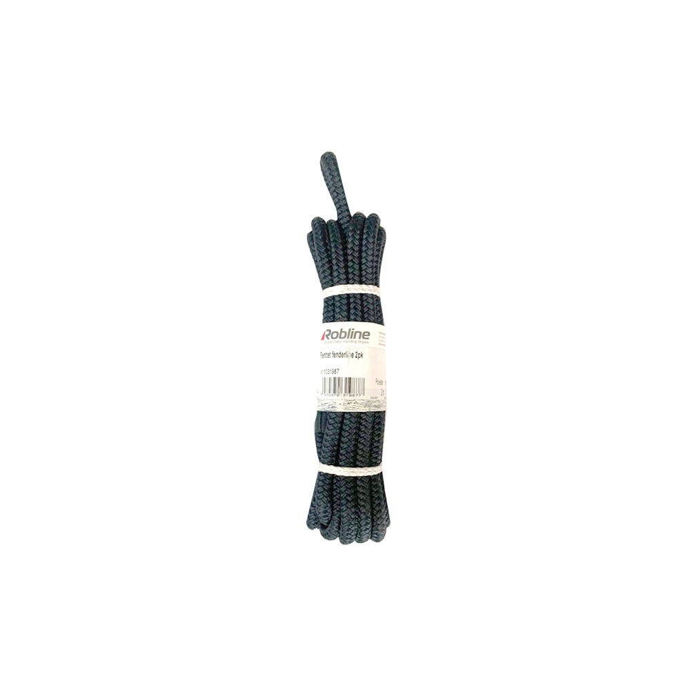Robline fenderline flettet navy 2 pak, 10mm x 2m thumbnail